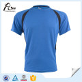 Low MOQ Blue T Shirt Breathable Custom Sports Wear